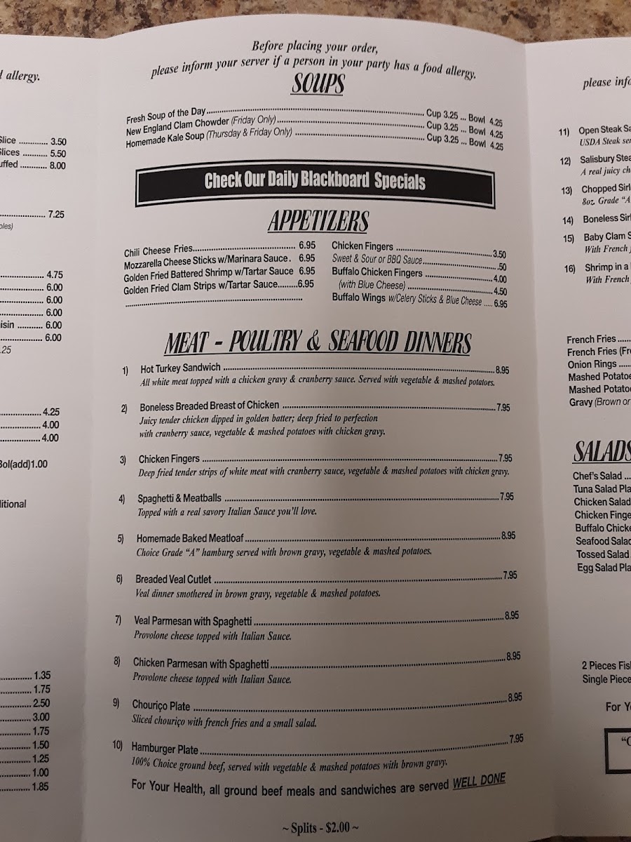 Menu Harry's Restaurant-3