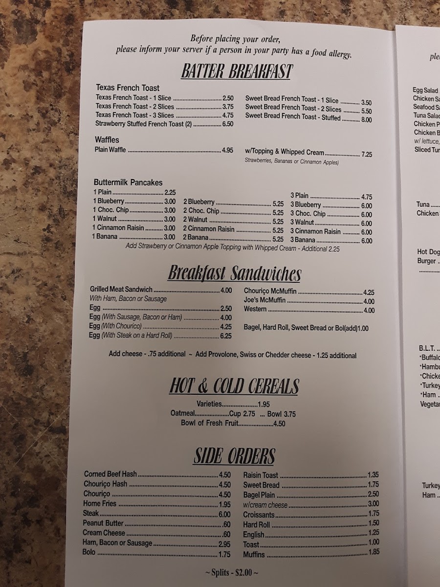 Menu Harry's Restaurant-4