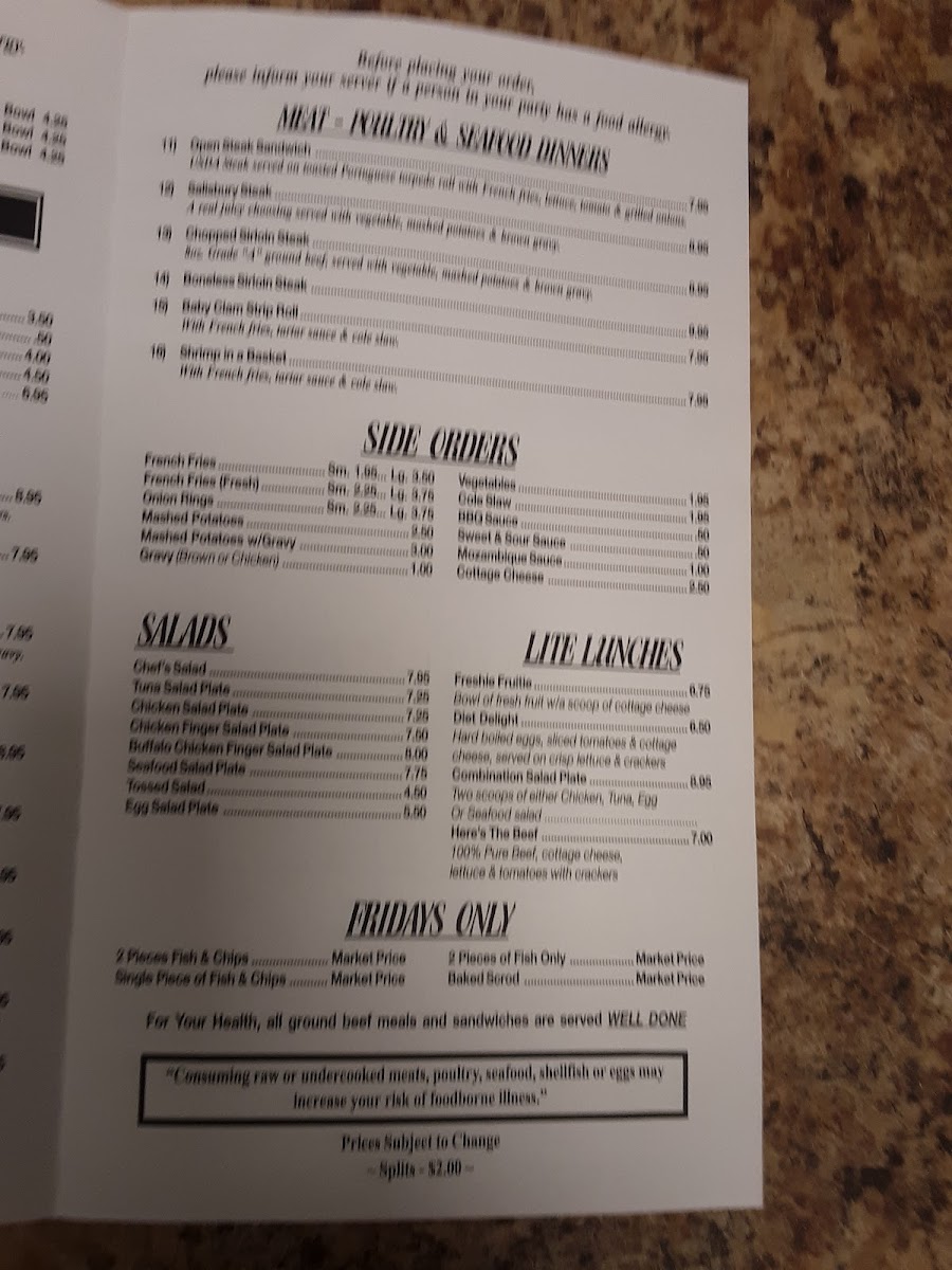 Menu Harry's Restaurant-6