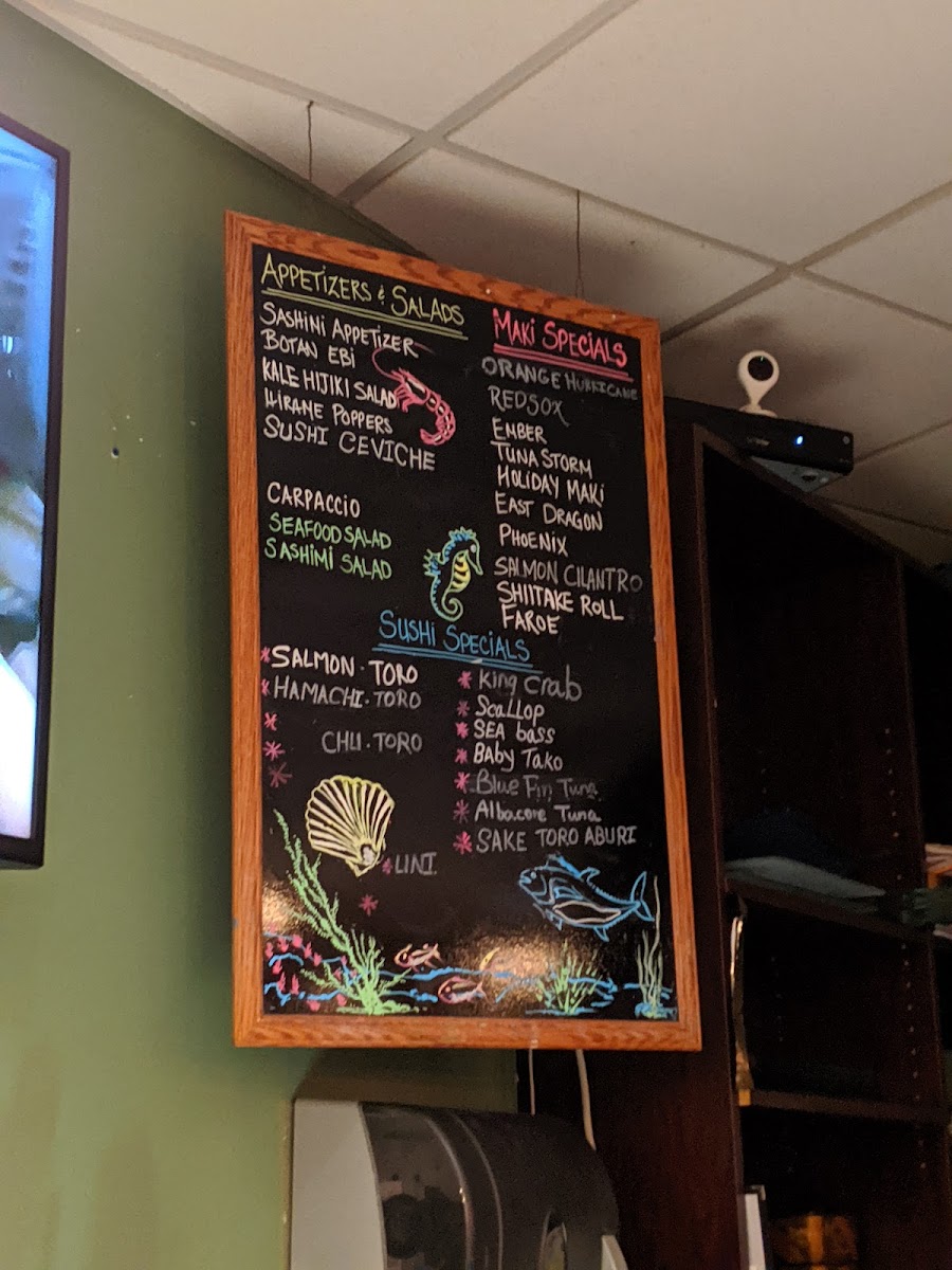Menu Haruki East-2