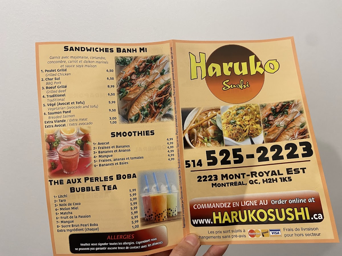 Menu Haruko Sushi-2