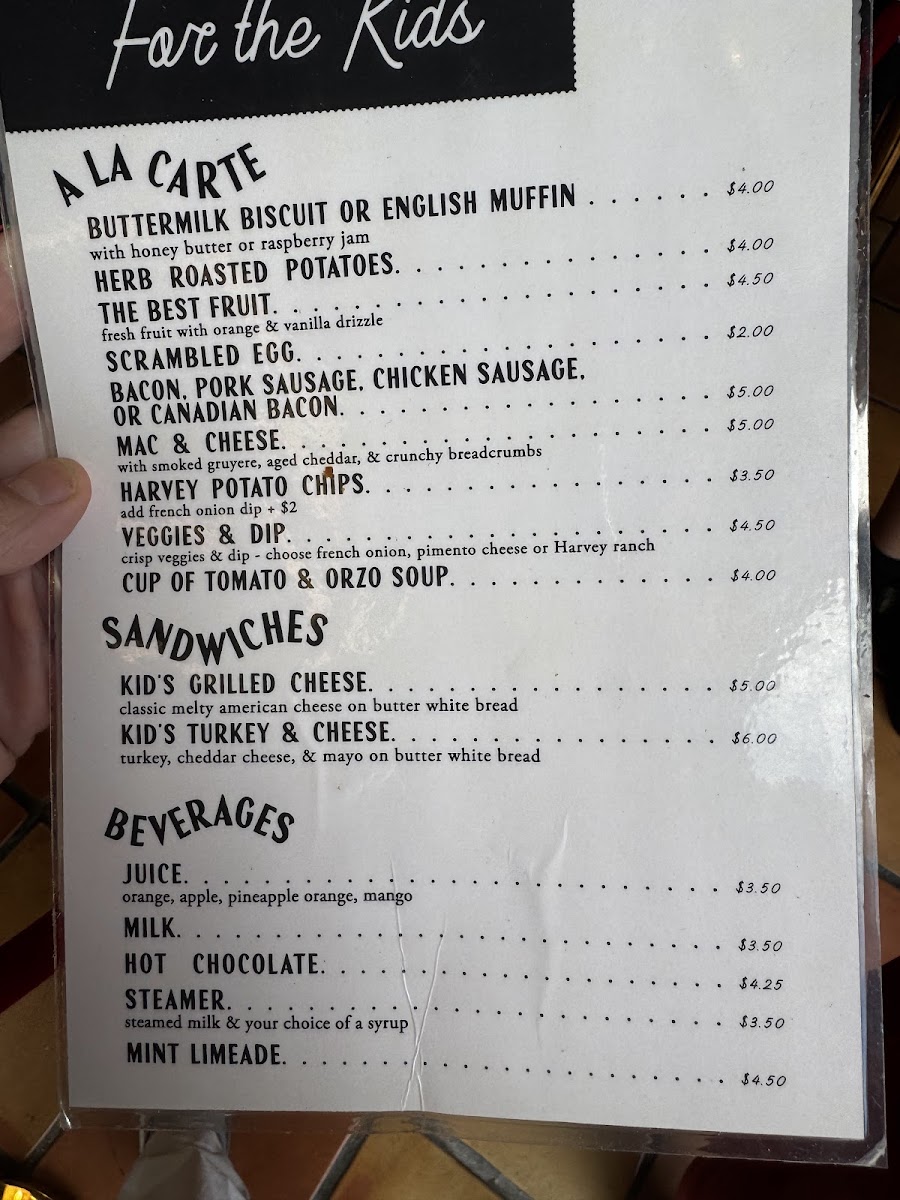 Menu Harvey Bakery & Kitchen-10