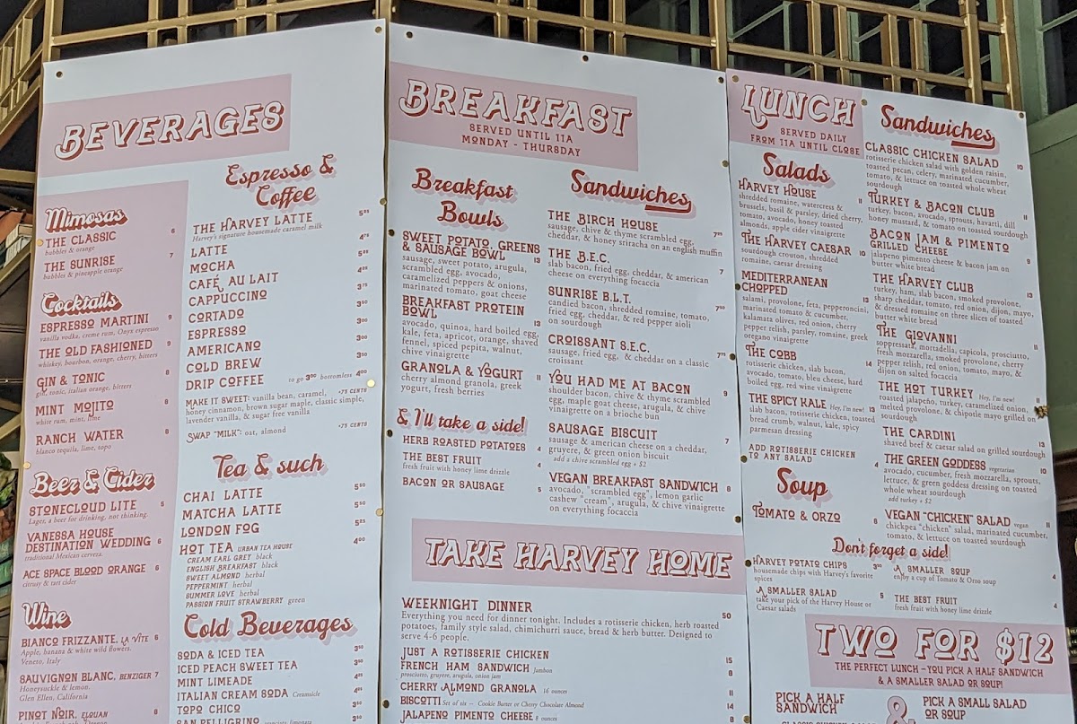 Menu Harvey Bakery & Kitchen-3