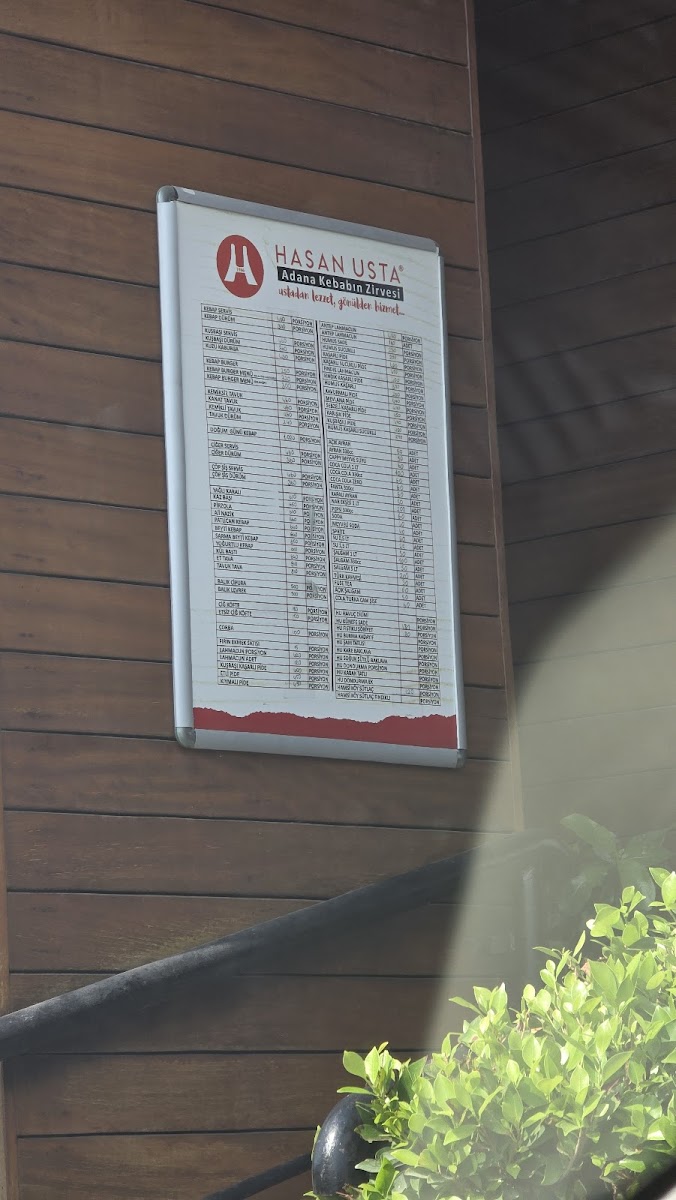Menu Hasan Usta Kebap Kurttepe-2