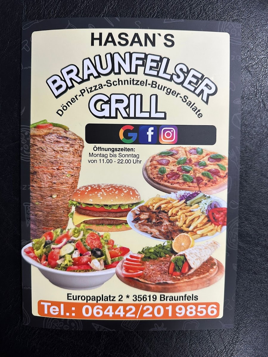 Menu Hasan's Braunfelser Grill-9