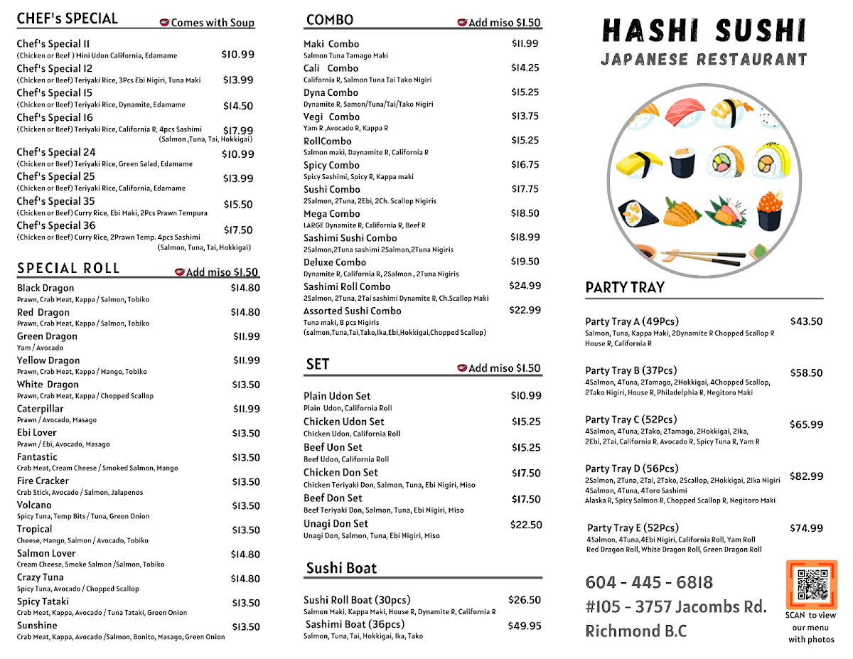 Menu Hashi Sushi Japanese Restaurant-4