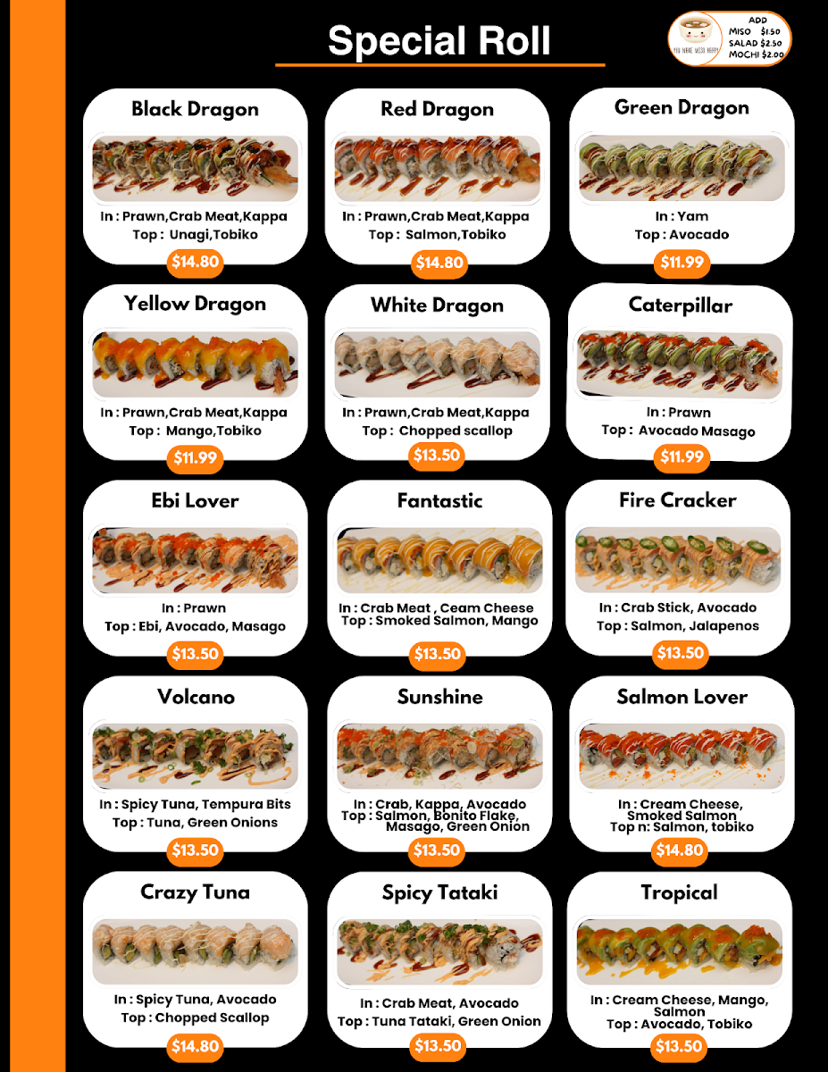 Menu Hashi Sushi Japanese Restaurant-5