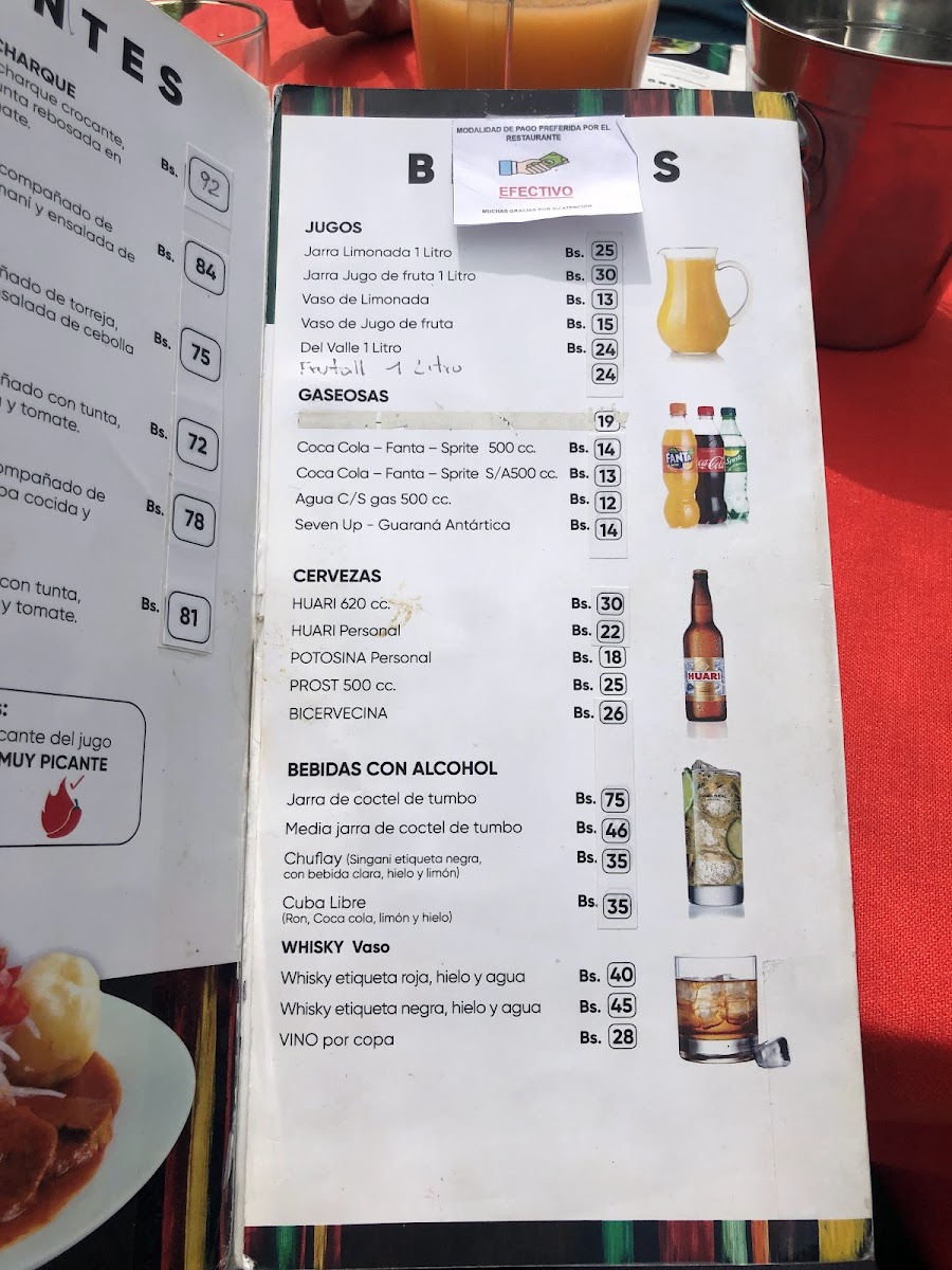 Menu Hasta La Vuelta-8