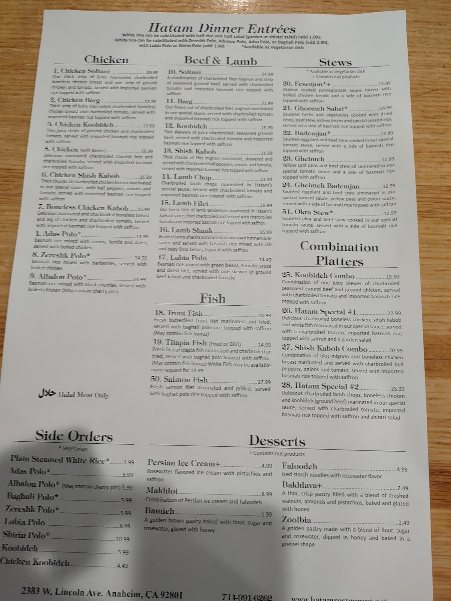Menu Hatam Restaurant-7