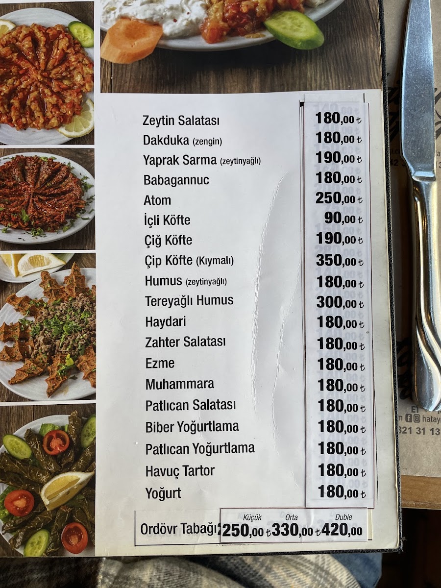 Menu Hatay Mutfağı-2