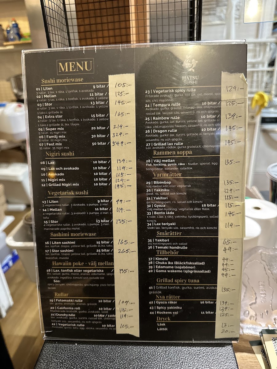Menu Hatsu Sushi-1