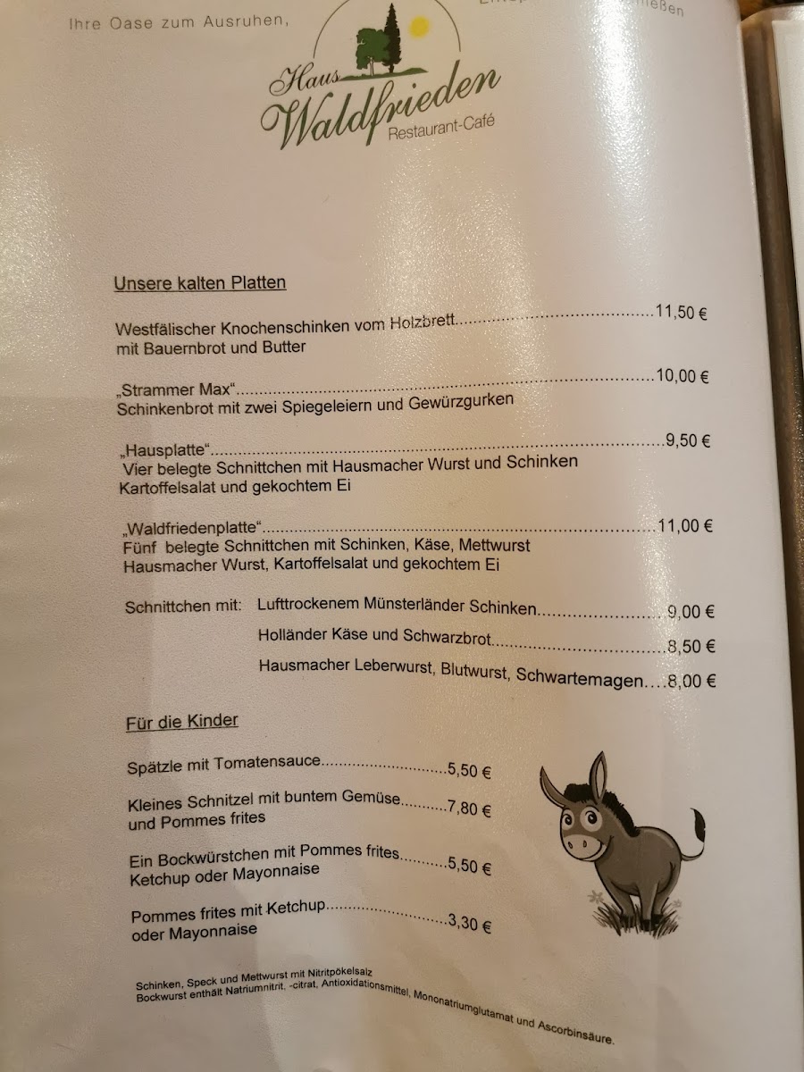 Menu Haus Waldfrieden-10