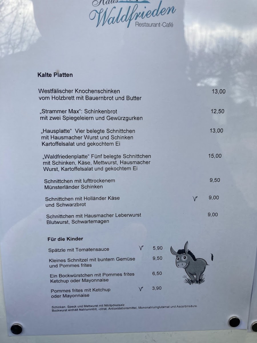 Menu Haus Waldfrieden-5