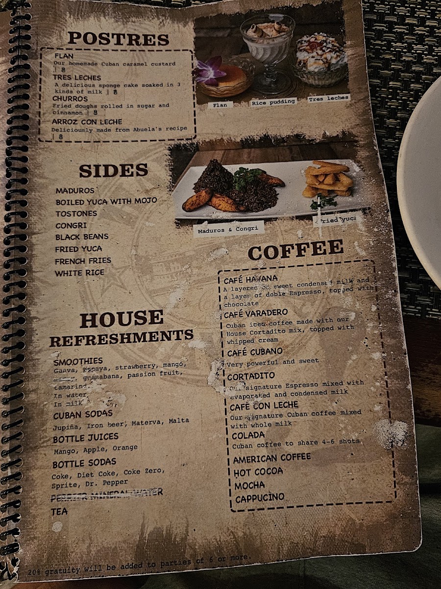 Menu Havana Carolina Restaurant & Bar-2