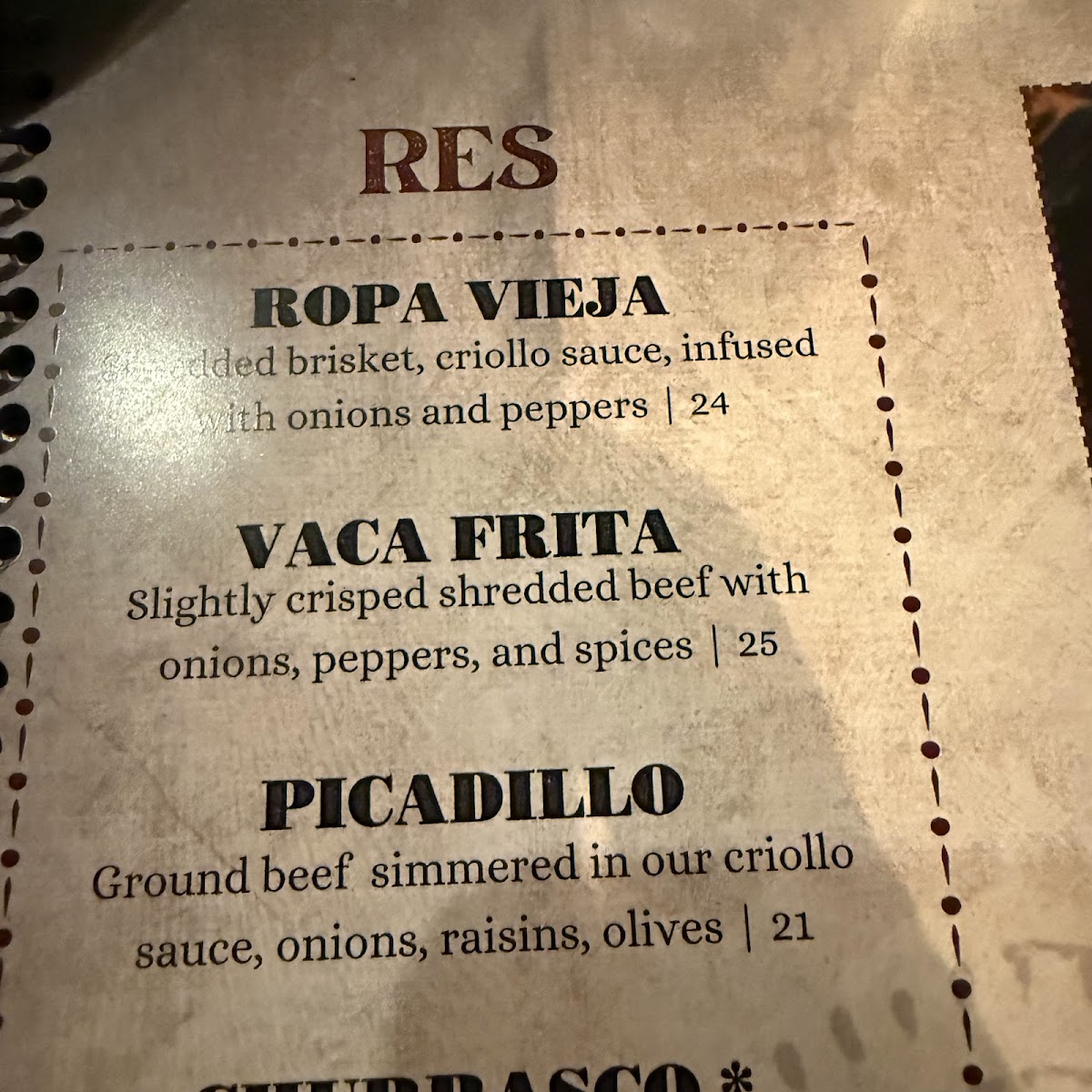 Menu Havana Carolina Restaurant & Bar-3