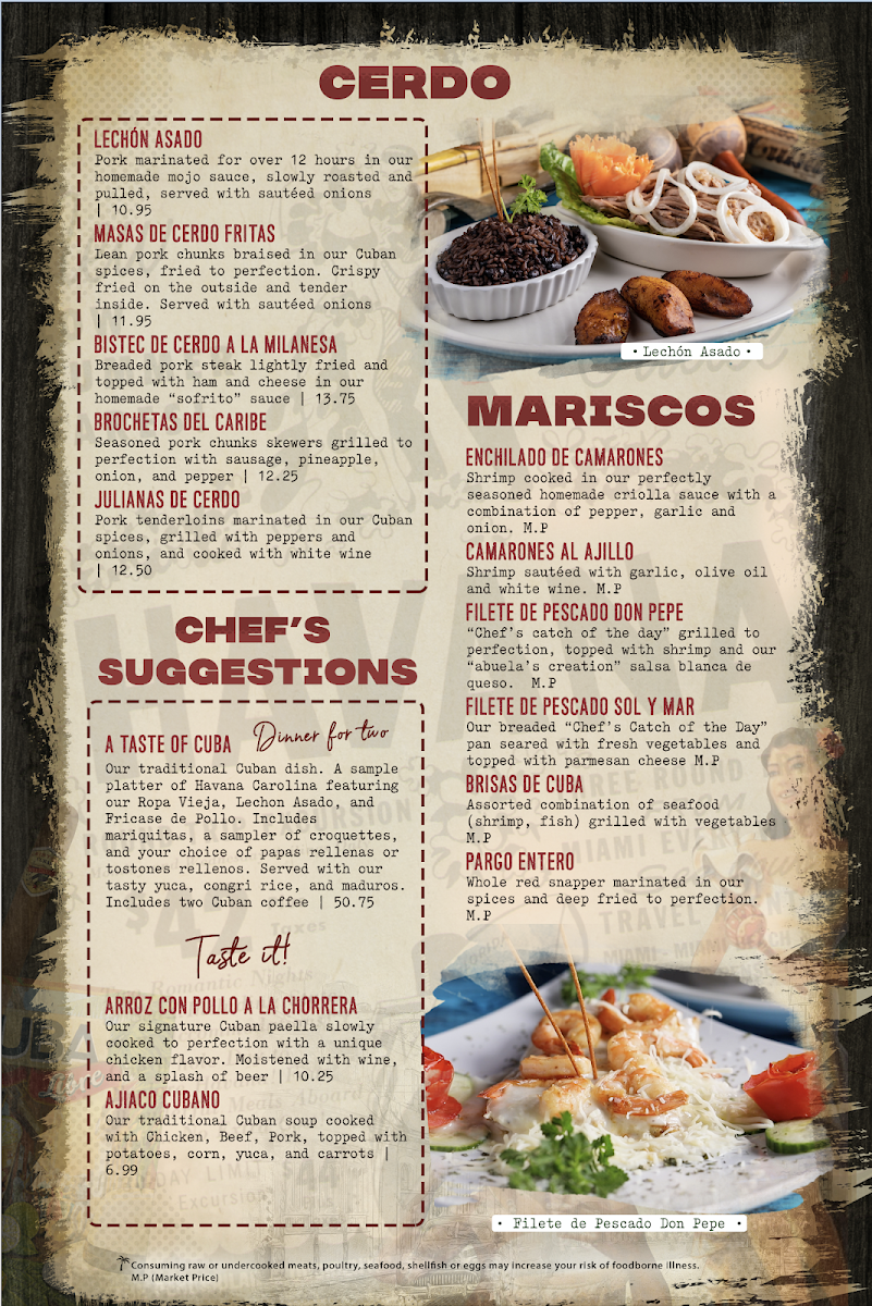 Menu Havana Carolina Restaurant & Bar-4