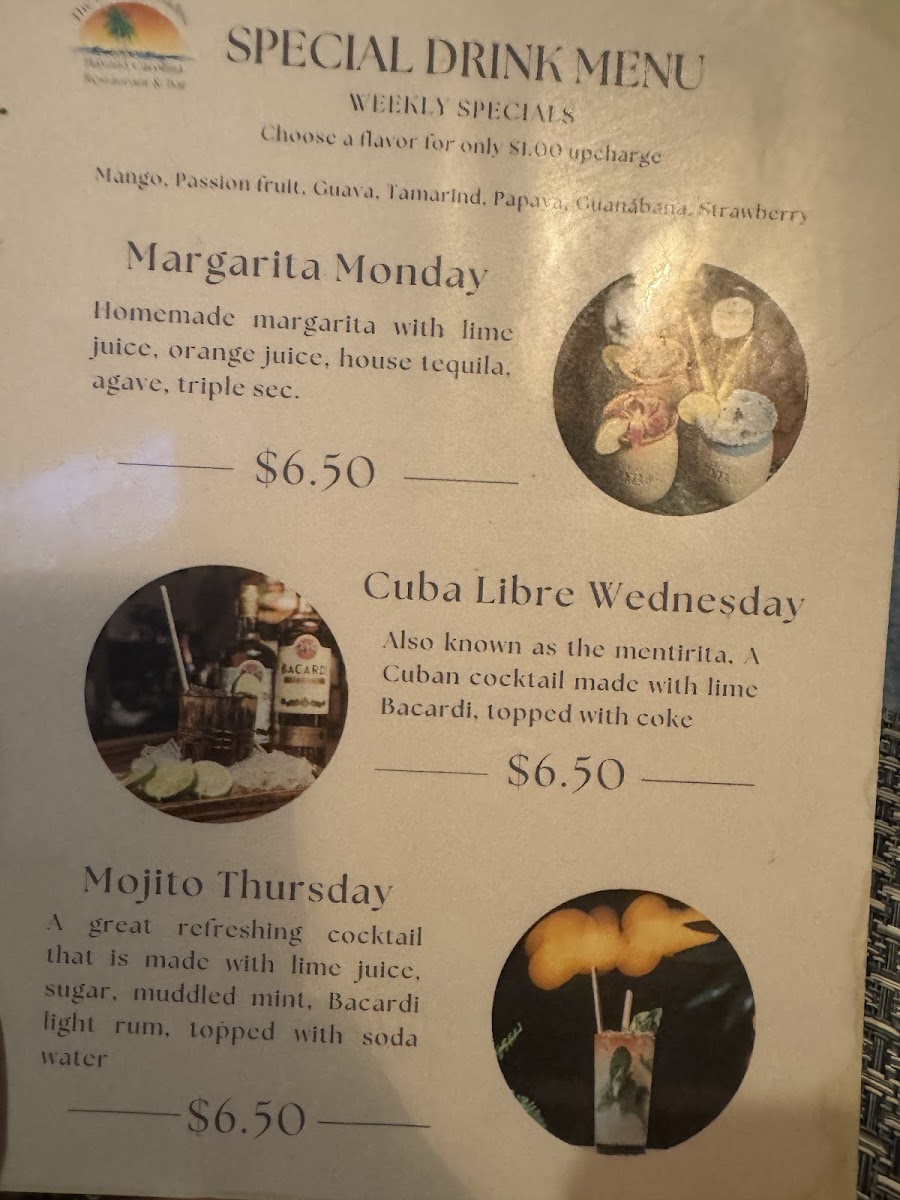 Menu Havana Carolina Restaurant & Bar-6