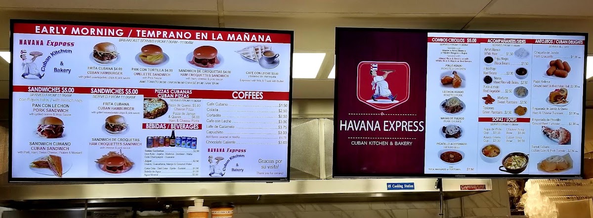 Menu Havana Express Cuban Kitchen & Bakery-7