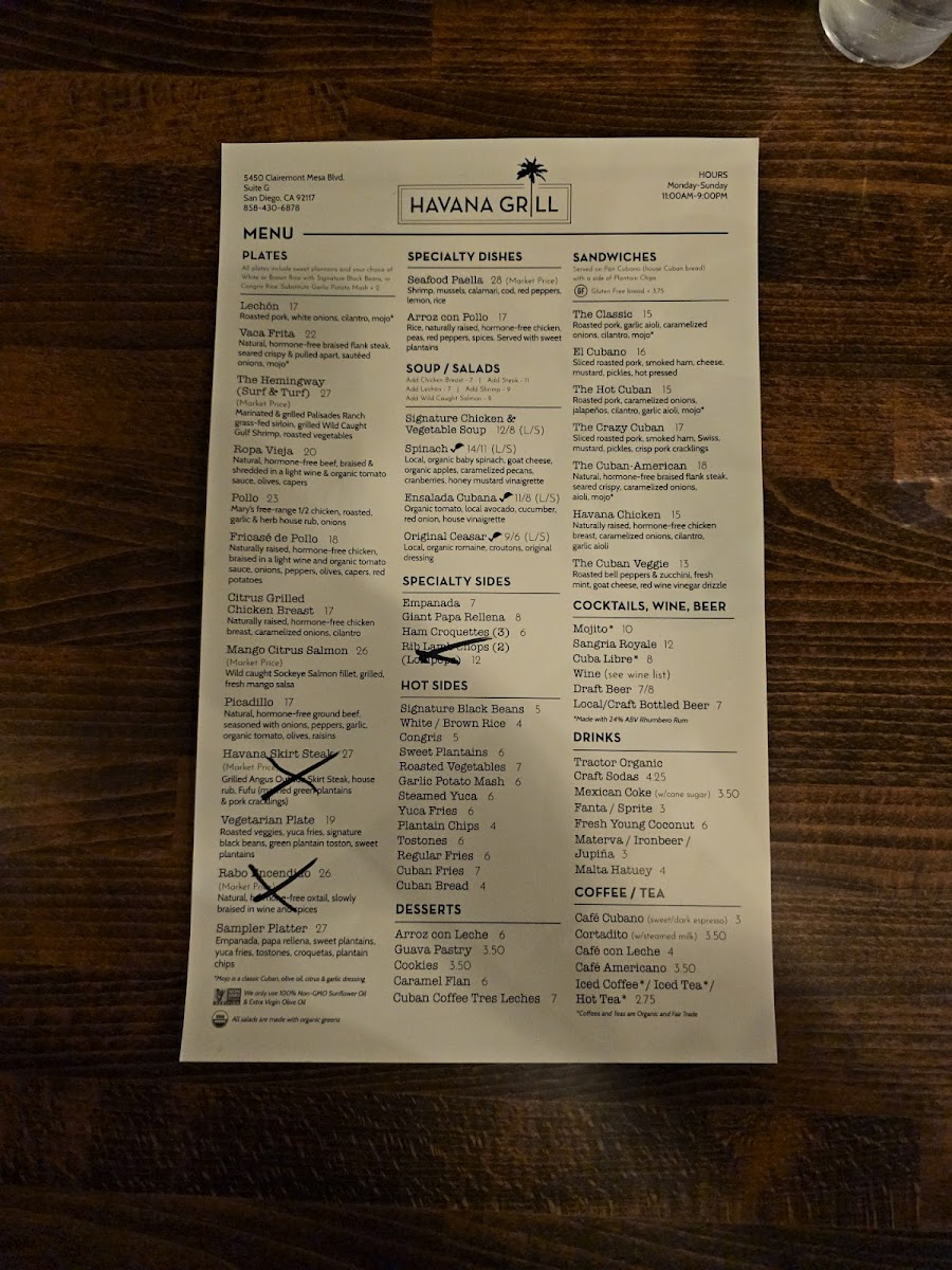 Menu Havana Grill-6