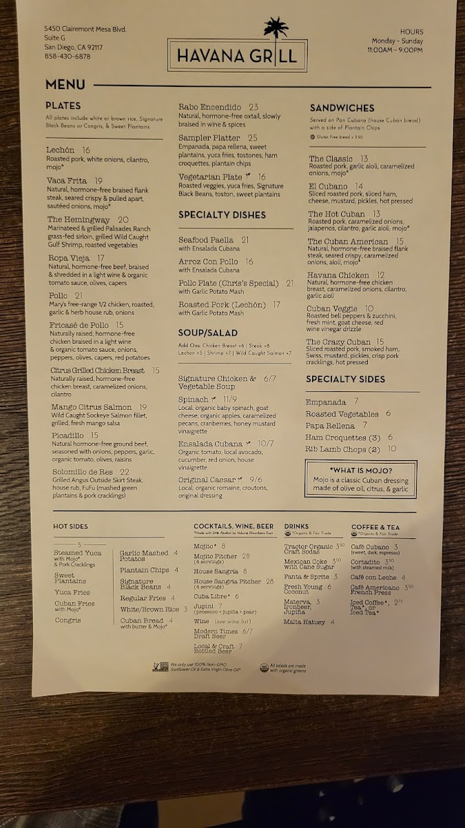 Menu Havana Grill-7
