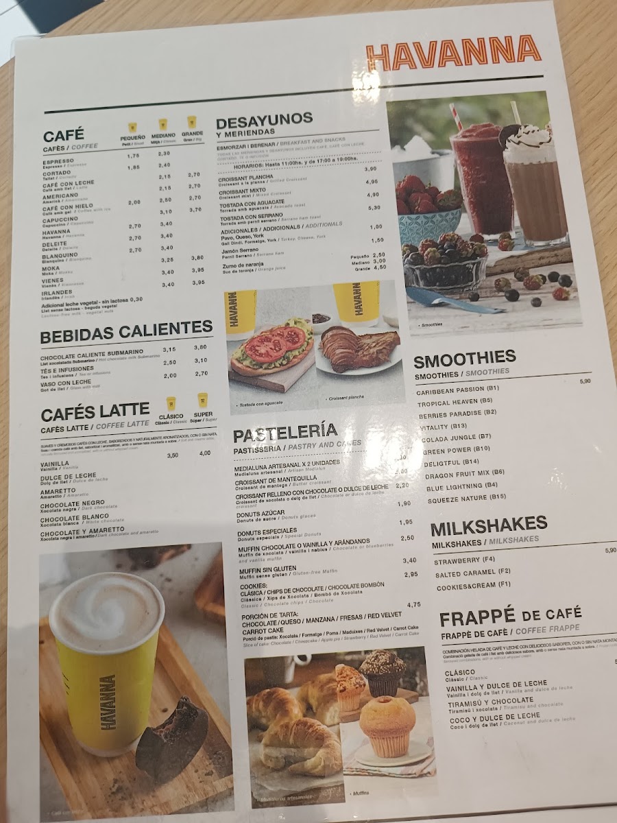 Menu Havanna Café | Balmes-2