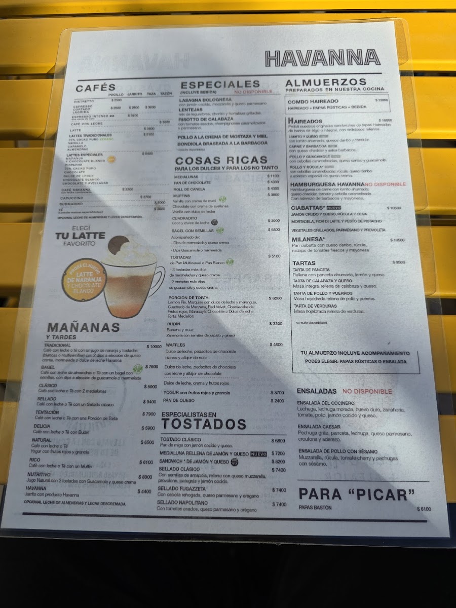 Menu Havanna-1