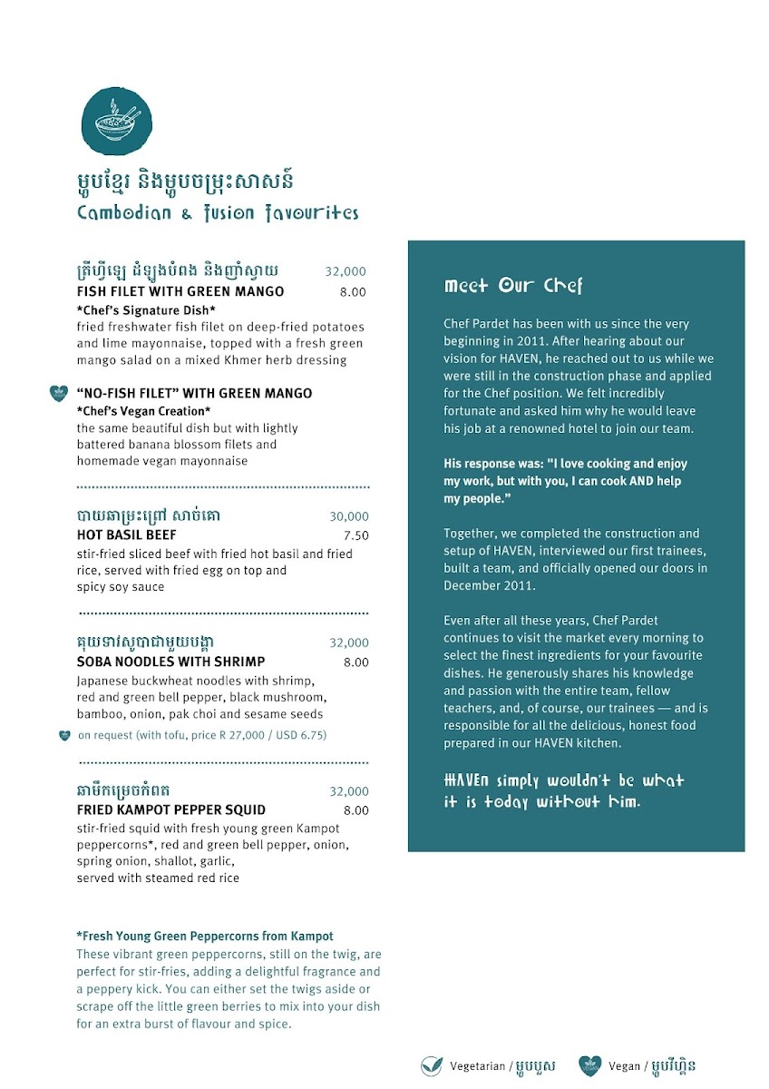 Menu Haven-1