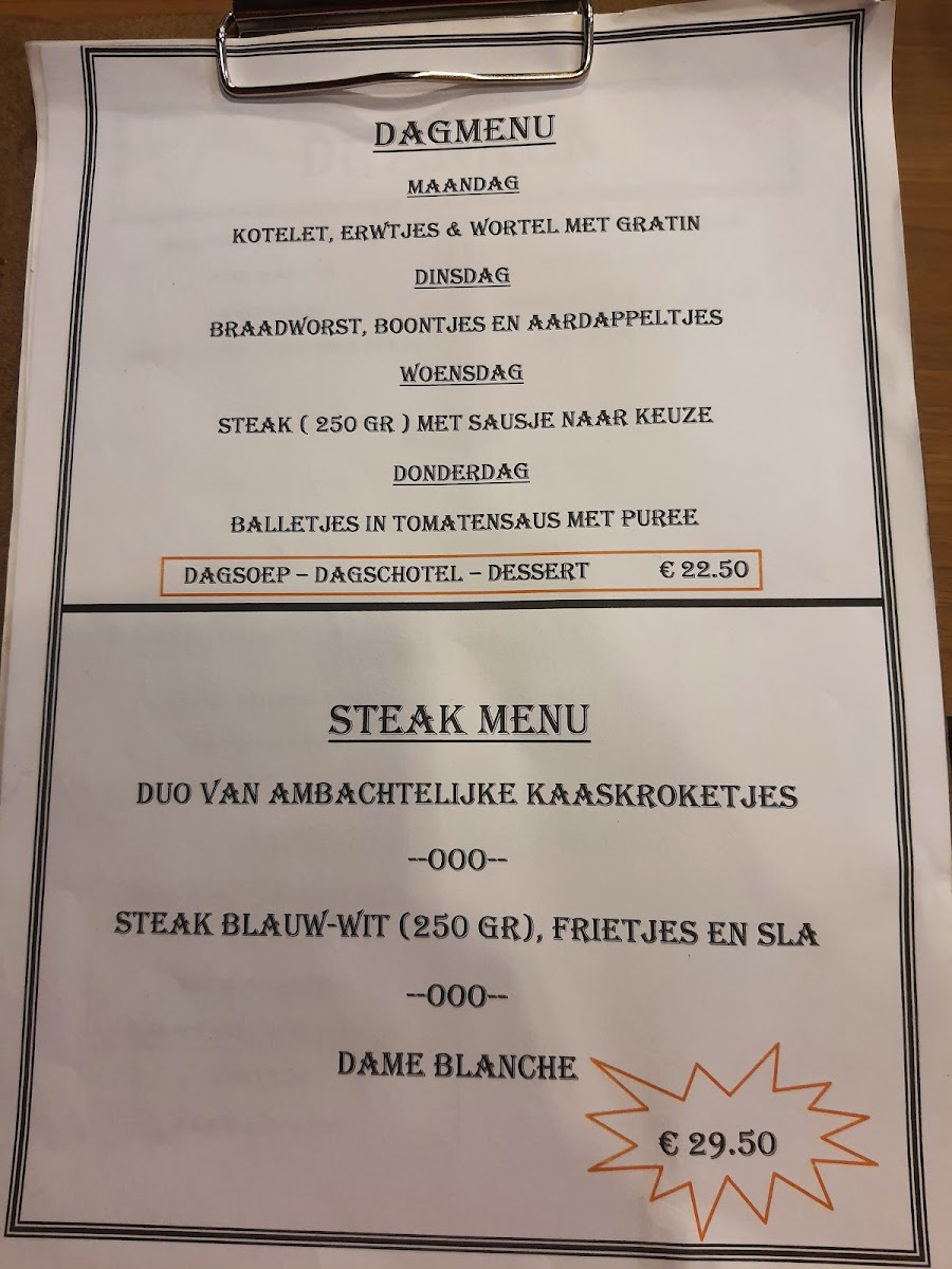 Menu Haveneetcaffee The Club - Beveren-2