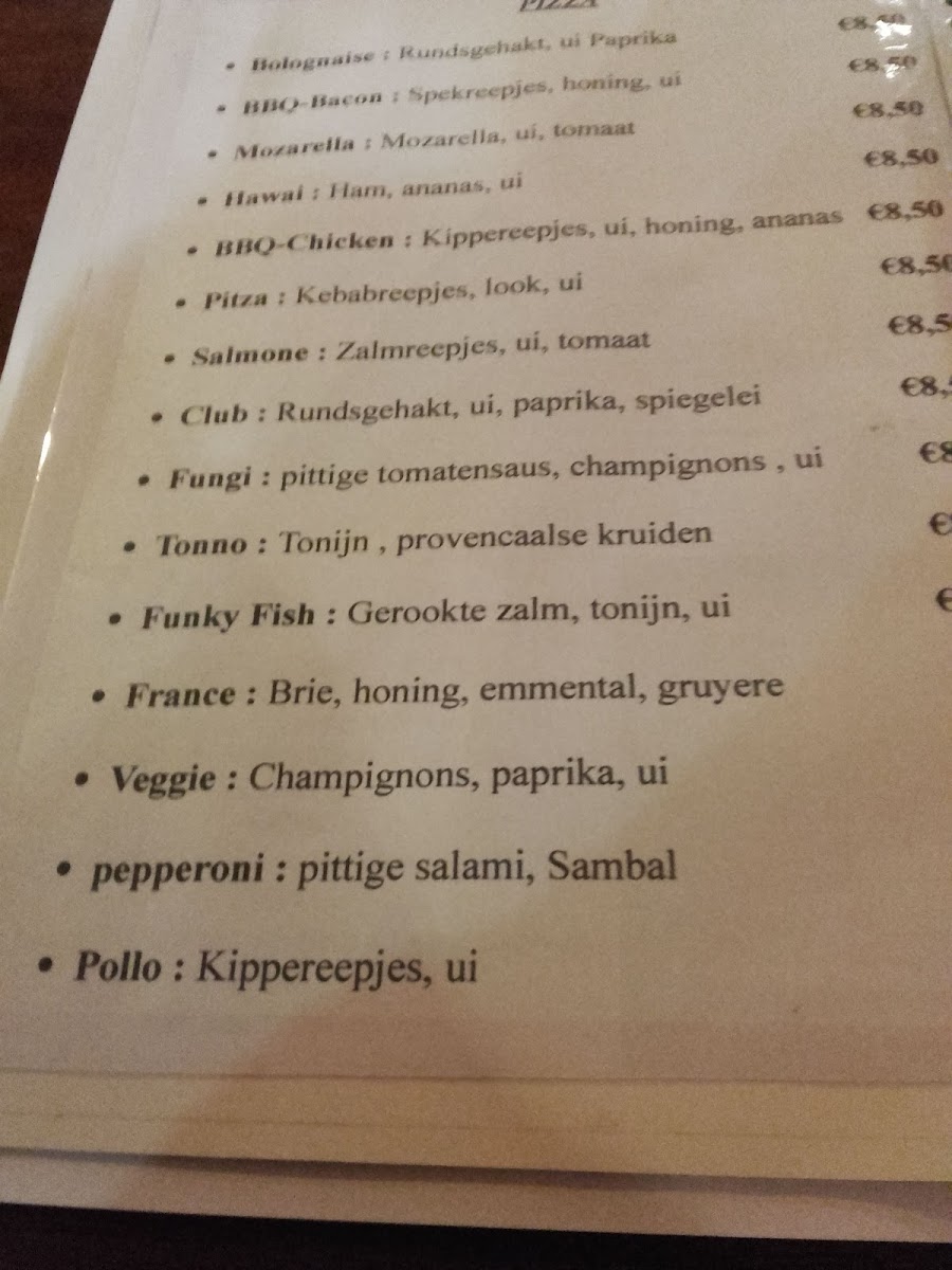 Menu Haveneetcaffee The Club - Beveren-7