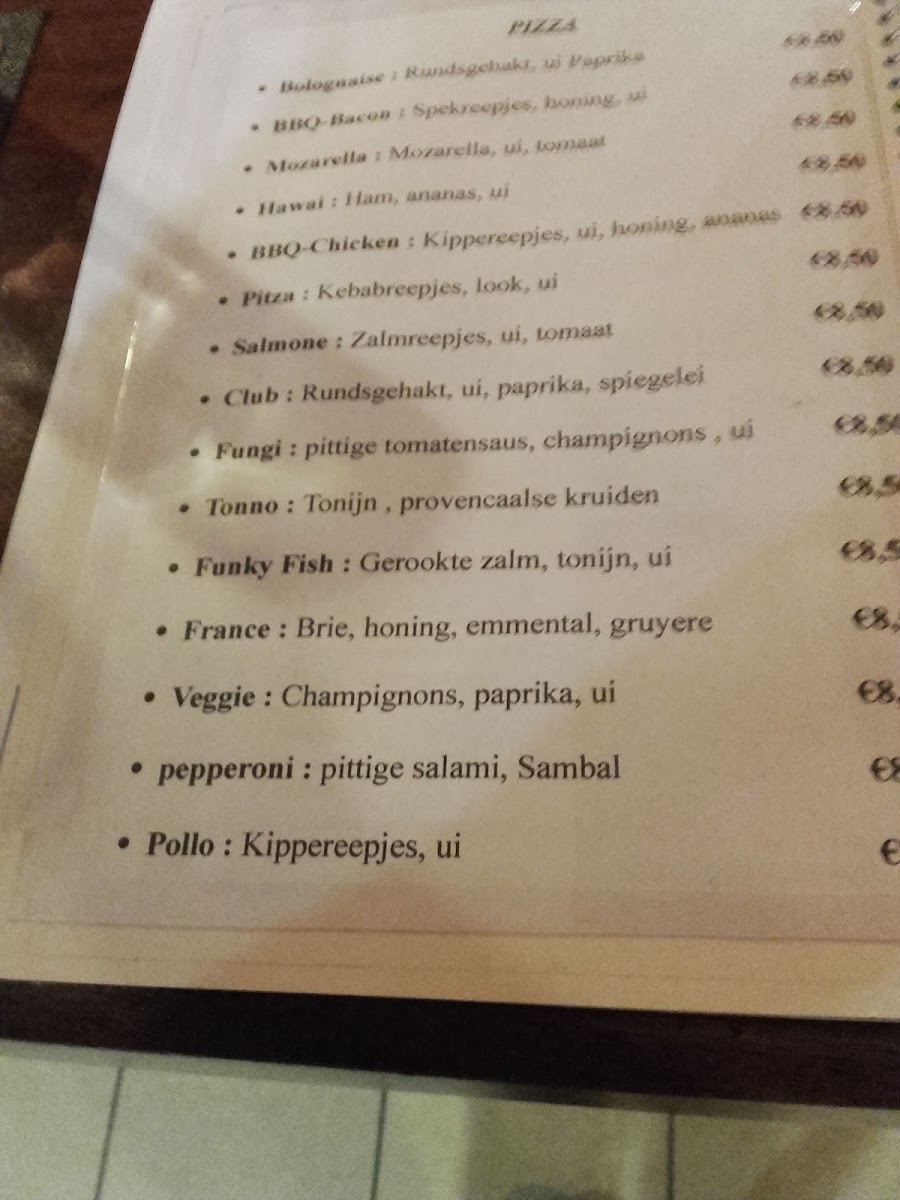 Menu Haveneetcaffee The Club - Beveren-9