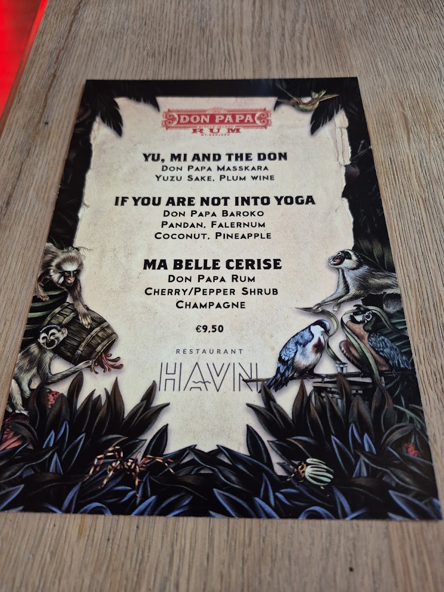Menu Havn - Restaurant In Hoorn-2