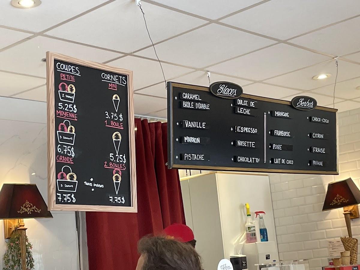 Menu Havre Aux Glaces-6