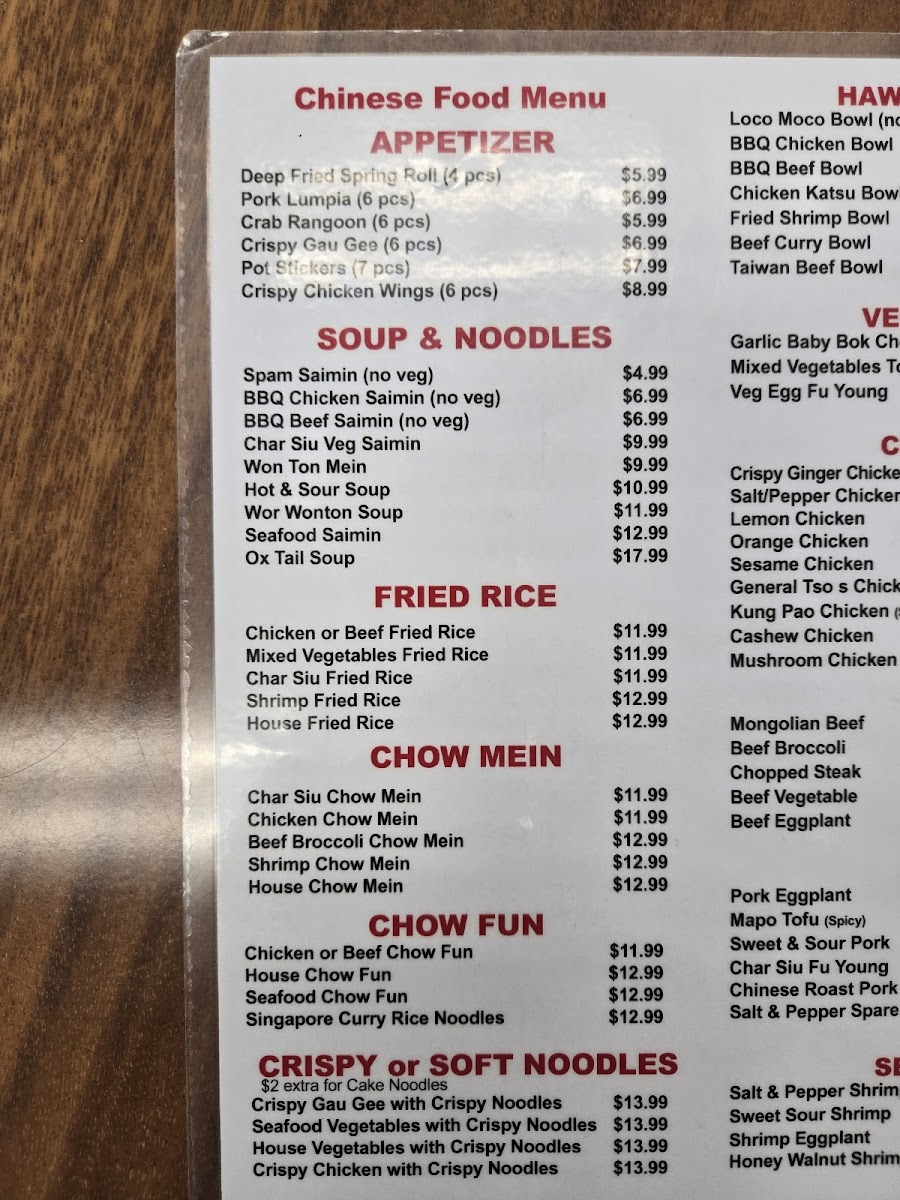 Menu Hawaii Bbq Deli-3