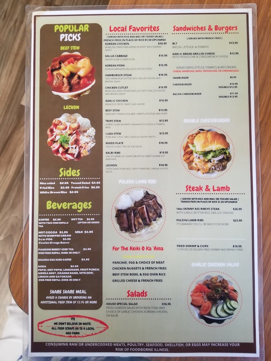 Menu Hawaiian Style Cafe-3