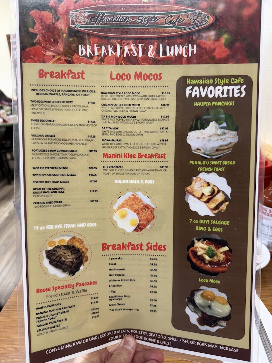 Menu Hawaiian Style Cafe-5