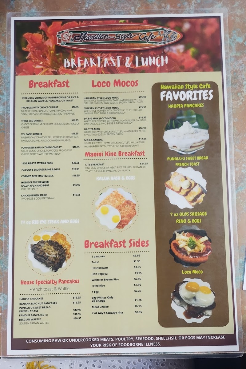 Menu Hawaiian Style Cafe-6