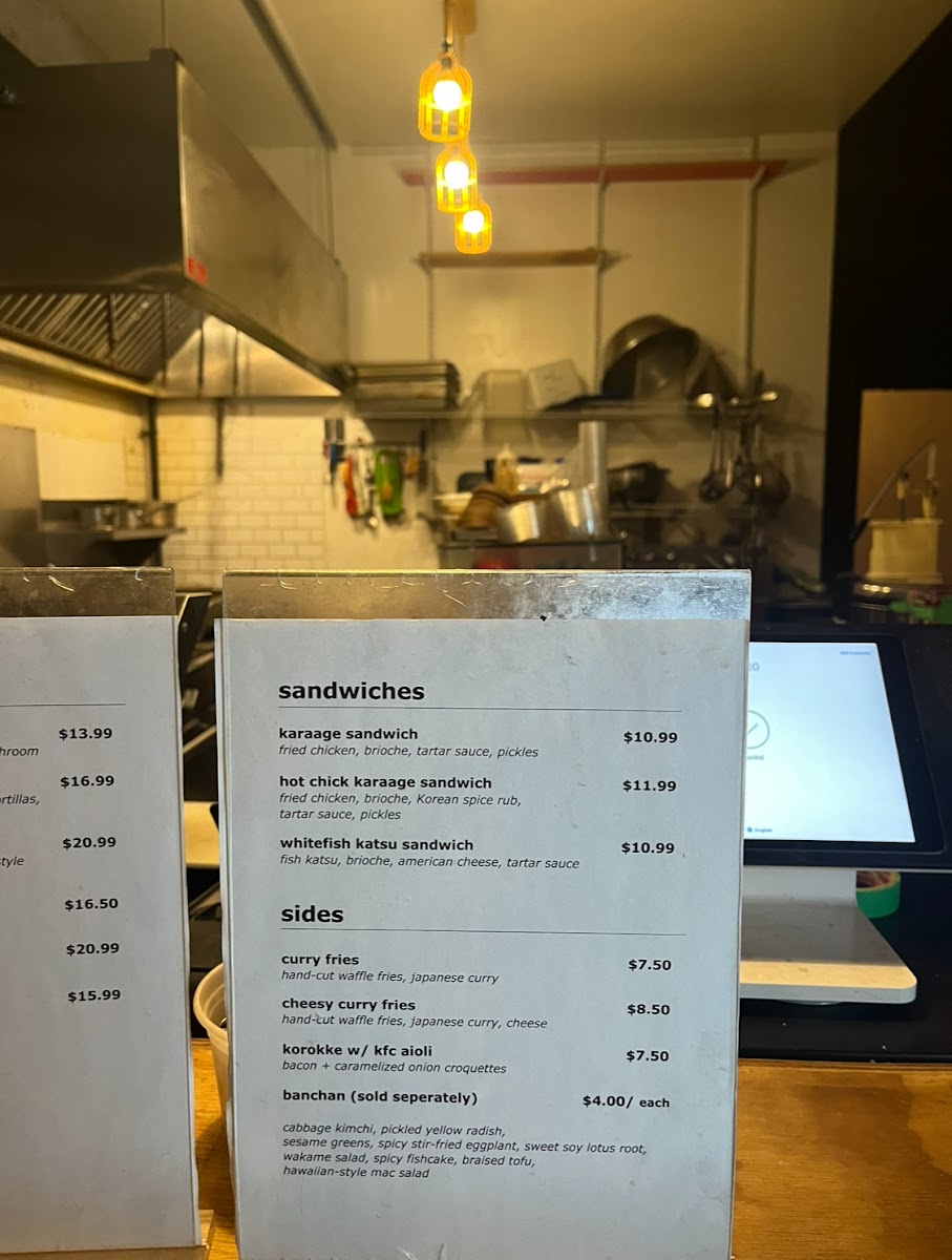 Menu Hawk & Chick-8