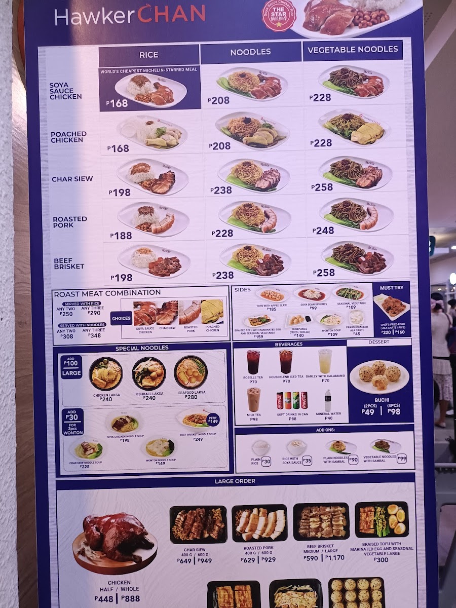 Menu Hawker Chan Sm North Edsa-10
