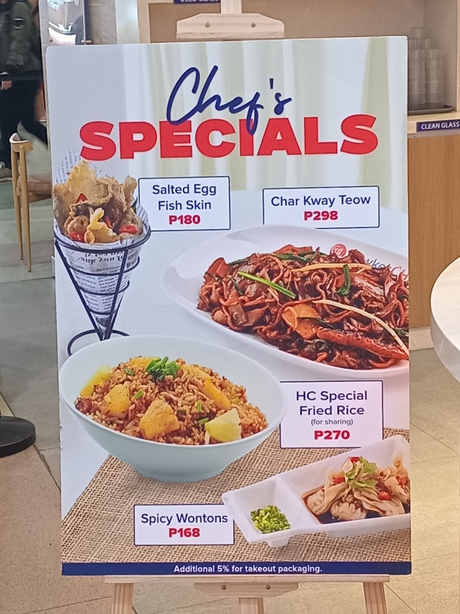 Menu Hawker Chan Sm North Edsa-2