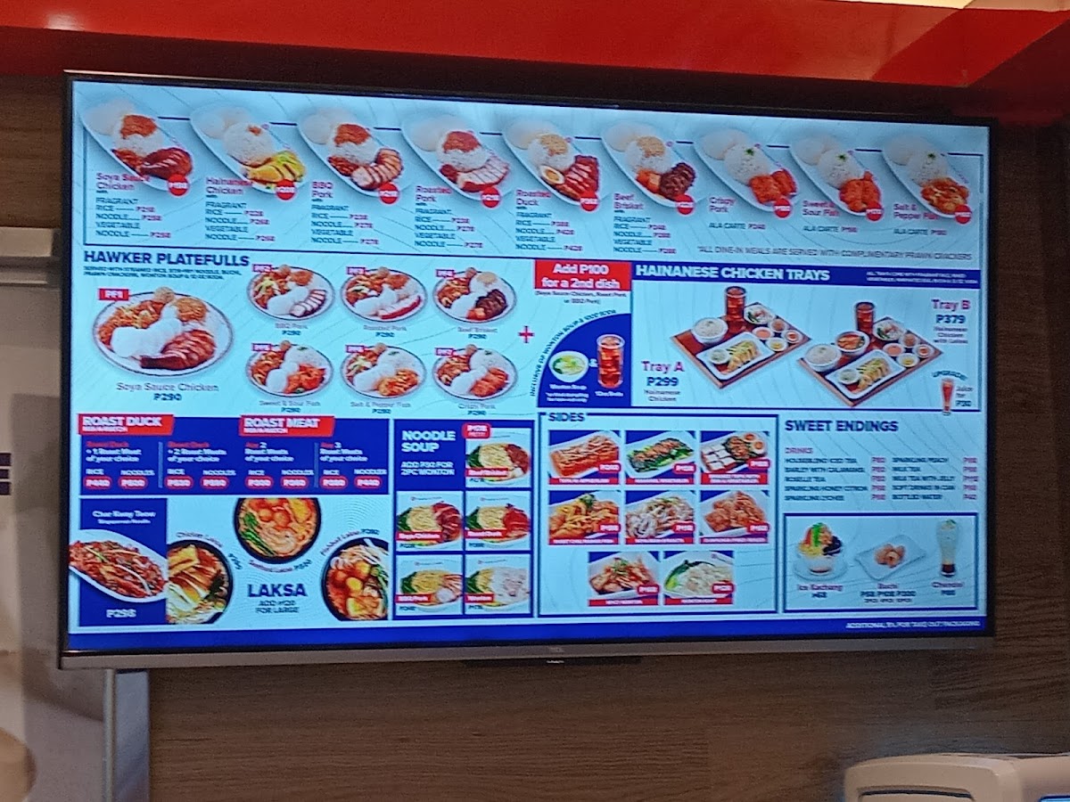 Menu Hawker Chan Sm North Edsa-5