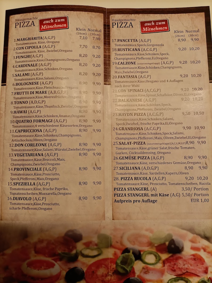 Menu Haydnkeller Restaurant & Pizzeria-4