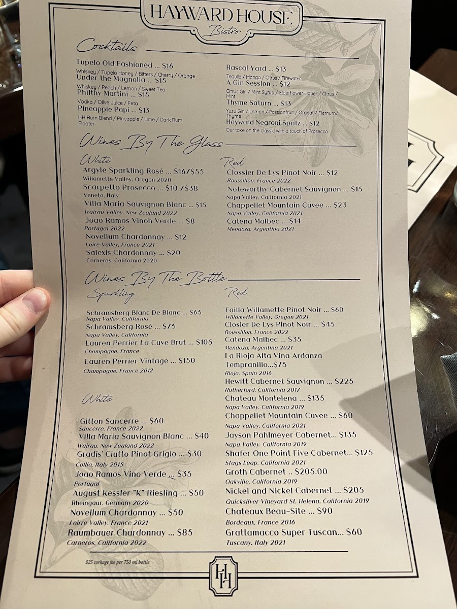 Menu Hayward House Bistro-8