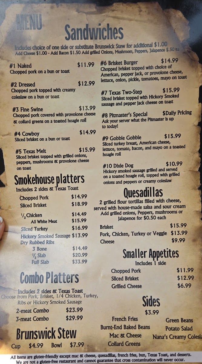 Menu Haywood Smokehouse-2