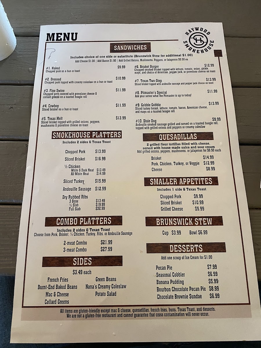 Menu Haywood Smokehouse-9