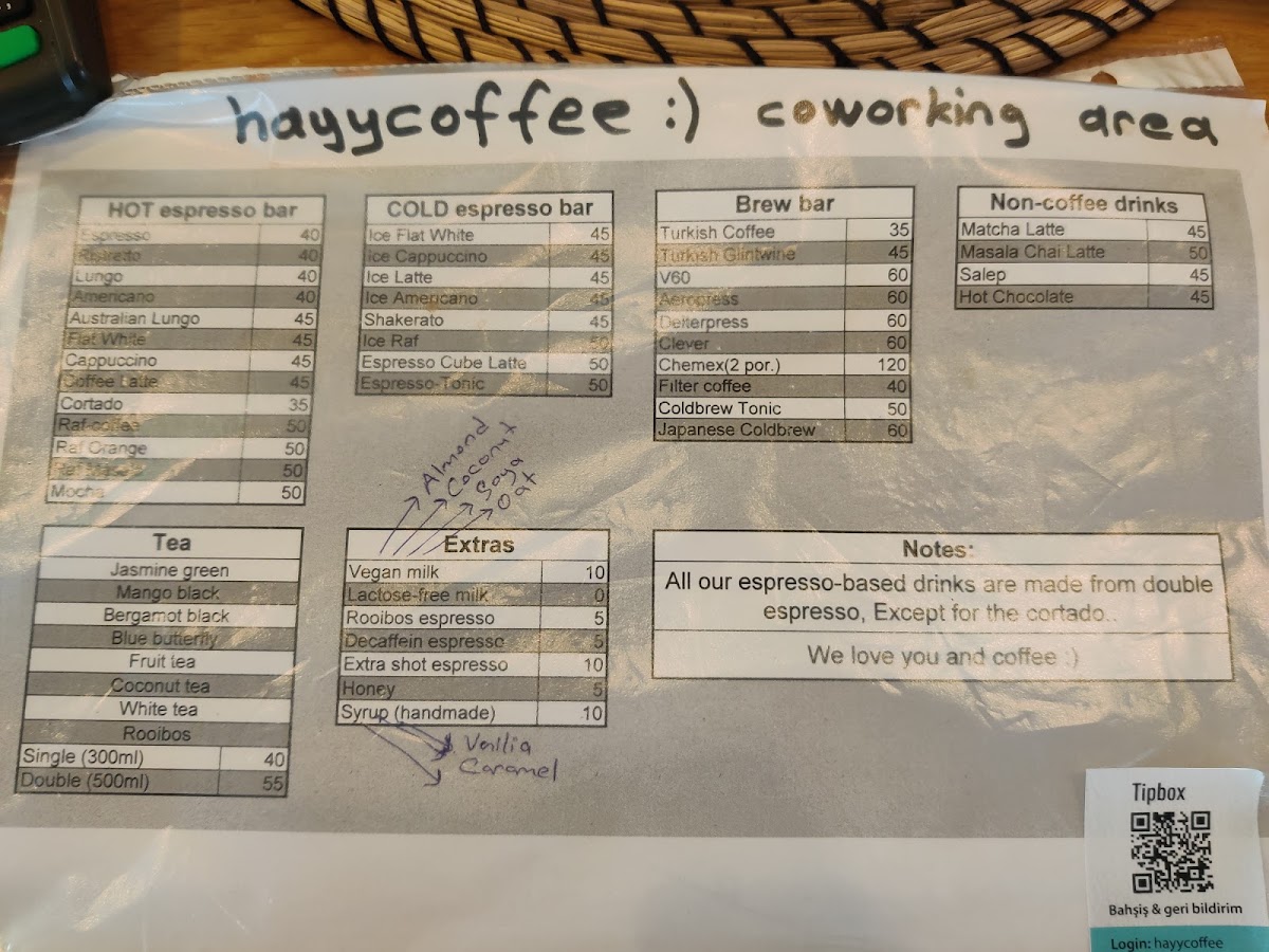 Menu Hayycoffee :)-1