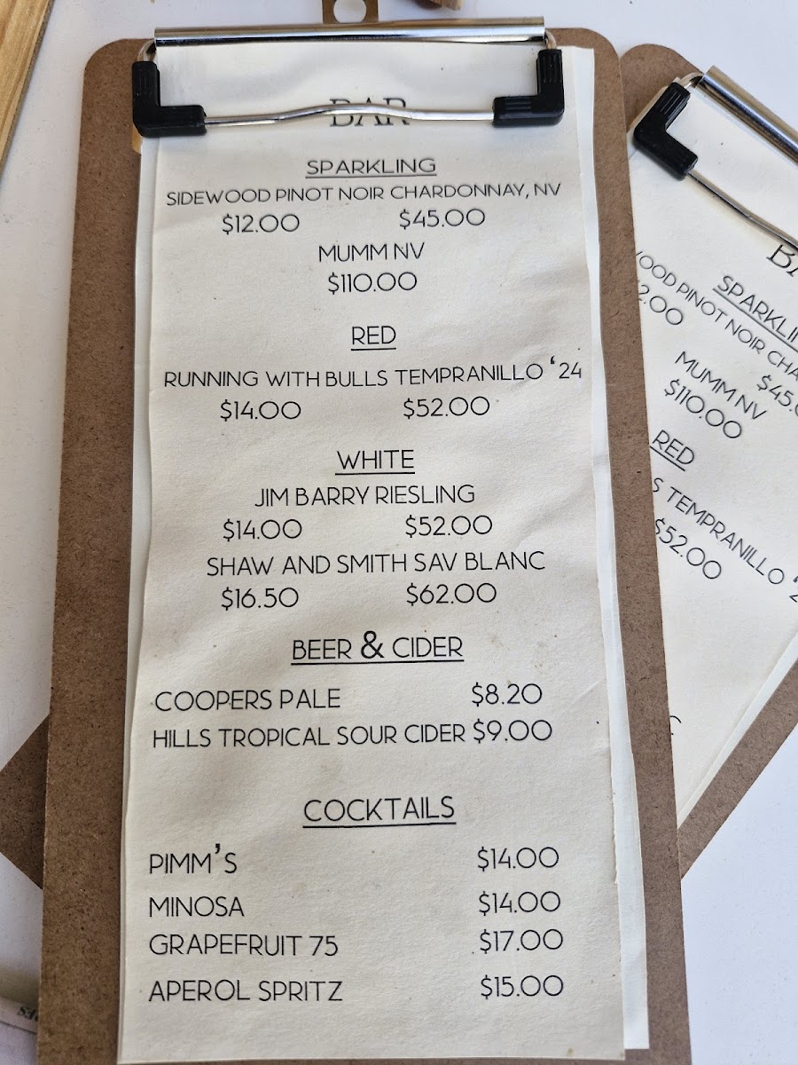 Menu Hazel's Poolside Cafe-2