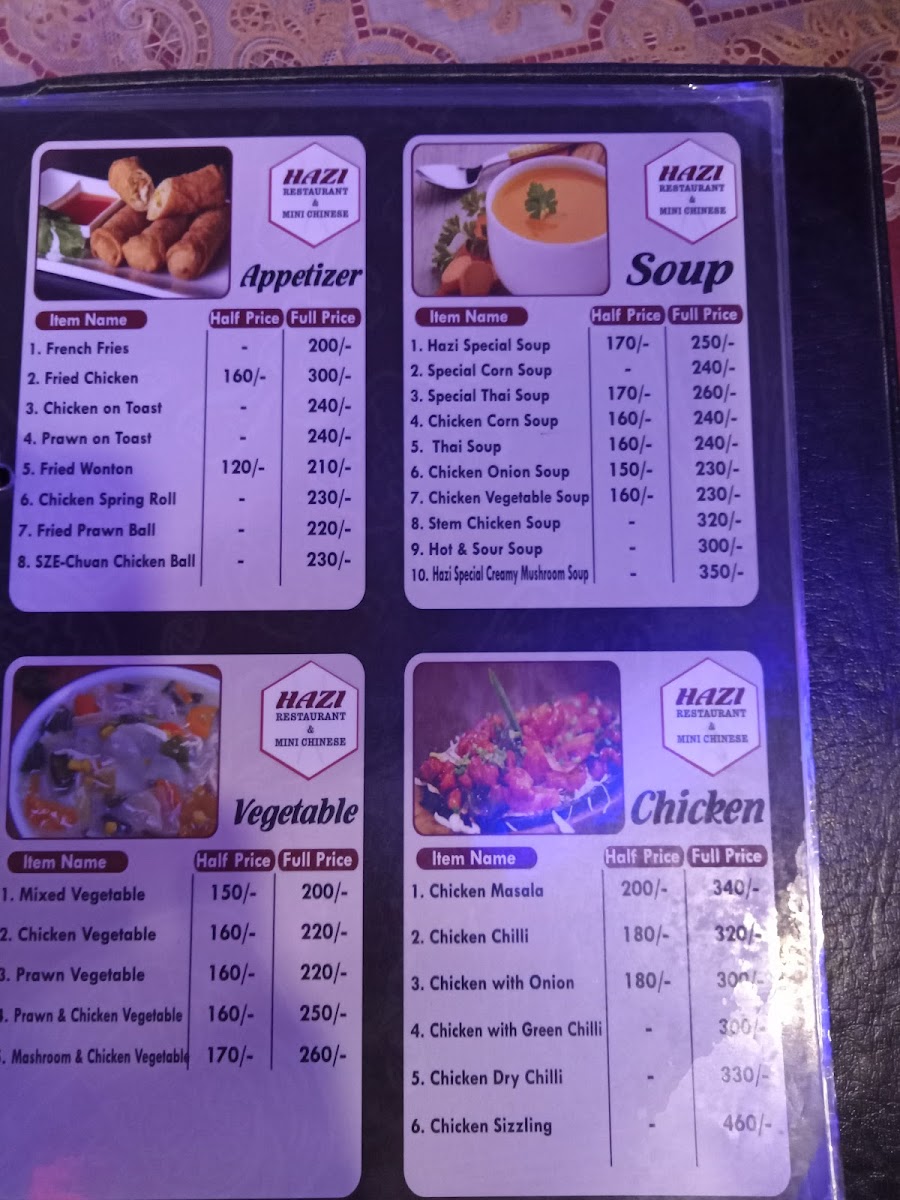 Menu Hazi Restaurant, Nabisco-6