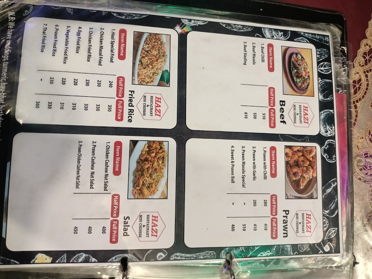 Menu Hazi Restaurant, Nabisco-8