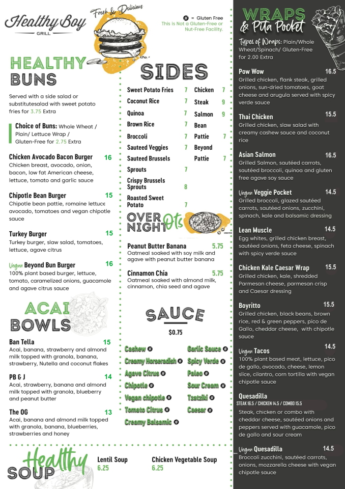 Menu Healthy Boy Grill-1