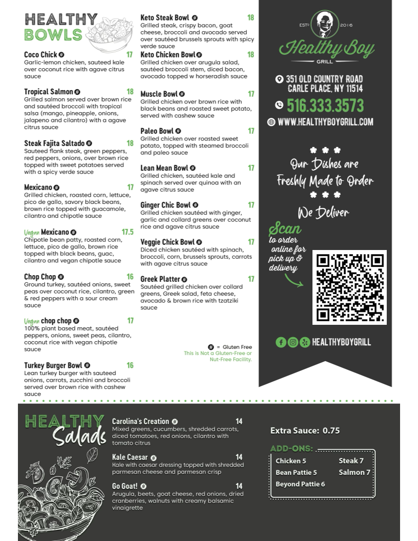 Menu Healthy Boy Grill-4